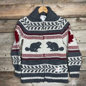 Hudson’s Bay 100% Lambswool Sweater, Kids,Size 10/12, Boys, Olympics, Outdoors